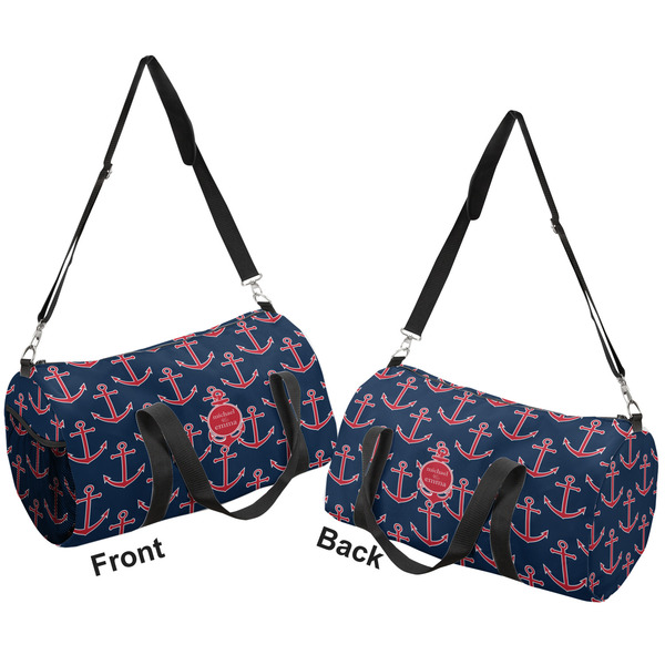 All Anchors Duffle bag small front and back sides