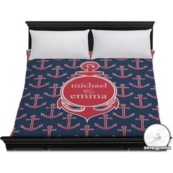 All Anchors Duvet Cover - King (Personalized)