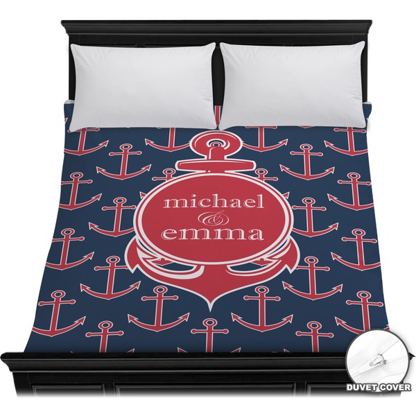 Custom All Anchors Duvet Cover - Full / Queen (Personalized)