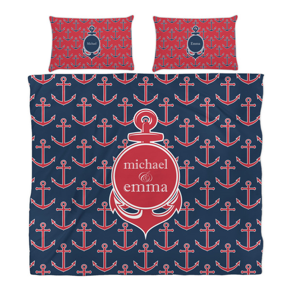 All Anchors Duvet Cover Set - King - Alt Approval