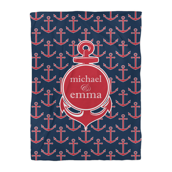 All Anchors Duvet Cover - Twin XL - Front