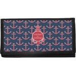 All Anchors Canvas Checkbook Cover (Personalized)
