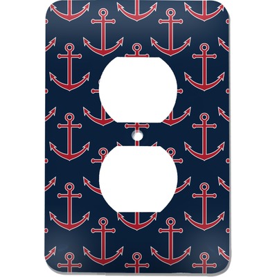 All Anchors Electric Outlet Plate (Personalized)