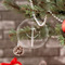 All Anchors Engraved Glass Ornaments - Round (Lifestyle)