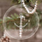 All Anchors Engraved Glass Ornaments - Round-Main Parent