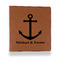All Anchors Leather Binder - 1" - Rawhide (Personalized)