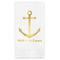 All Anchors Guest Napkins - Foil Stamped (Personalized)