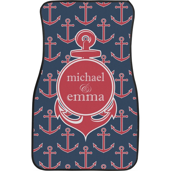 All Anchors Front Seat Car Mat