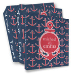 All Anchors 3 Ring Binder - Full Wrap (Personalized)