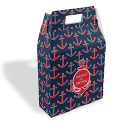 All Anchors Gable Favor Box (Personalized)