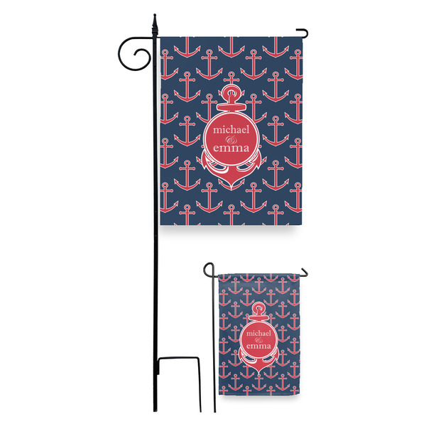 All Anchors Garden Flag - PARENT/MAIN