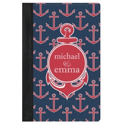 All Anchors Genuine Leather Passport Cover (Personalized)