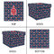 All Anchors Gift Boxes with Lid - Canvas Wrapped - Medium - Approval