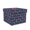 All Anchors Gift Boxes with Lid - Canvas Wrapped - Medium - Front/Main