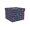 All Anchors Gift Boxes with Lid - Canvas Wrapped - Small - Front/Main