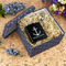 All Anchors Gift Boxes with Lid - Canvas Wrapped - X-Large - In Context