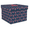 All Anchors Gift Boxes with Lid - Canvas Wrapped - XX-Large - Front/Main