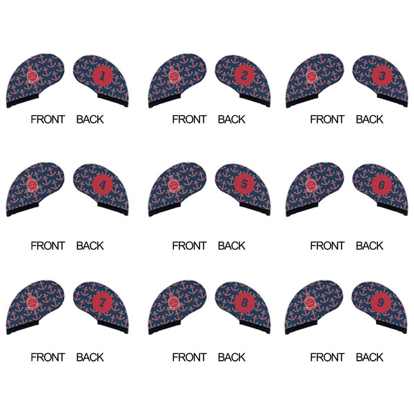 All Anchors Golf Club Covers - APPROVAL (set of 9)