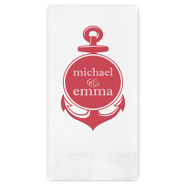 Custom All Anchors Guest Towels - Full Color (Personalized)