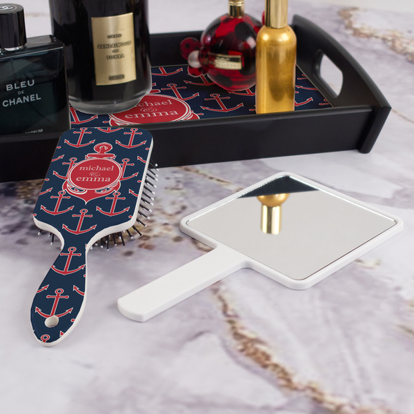All Anchors Hair Brush - With Hand Mirror