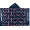 All Anchors Kids Hooded Towel (Personalized)