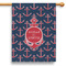 All Anchors 28" House Flag (Personalized)