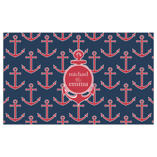 All Anchors Indoor / Outdoor Rug - 3'x5' - Front Flat