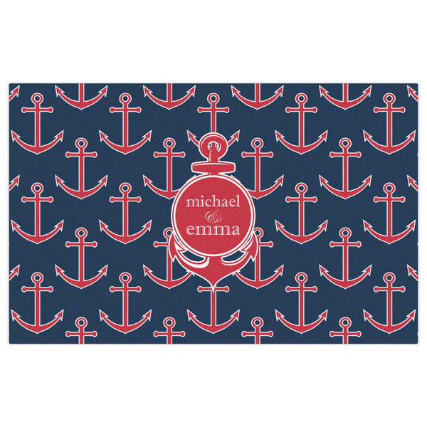 All Anchors Indoor / Outdoor Rug - 5'x8' - Front Flat