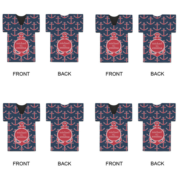 All Anchors Jersey Bottle Cooler - Set of 4 - APPROVAL