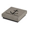 All Anchors Jewelry Gift Box - Engraved Leather Lid