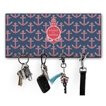 All Anchors Key Hanger w/ 4 Hooks w/ Couple's Names