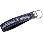 All Anchors Wristlet Webbing Keychain Fob (Personalized)