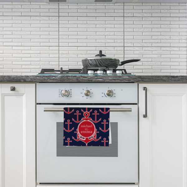All Anchors Kitchen Towel - Poly Cotton - Lifestyle