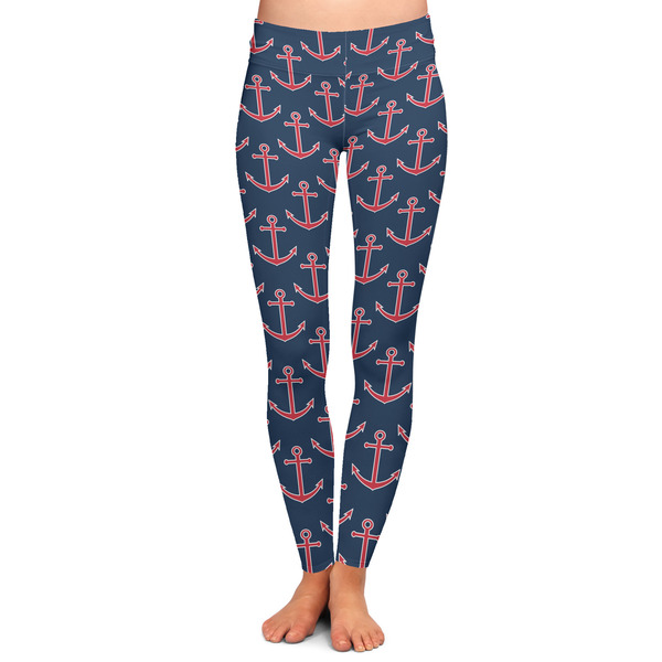 Custom All Anchors Ladies Leggings - 2X-Large