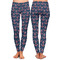 All Anchors Ladies Leggings - Front and Back