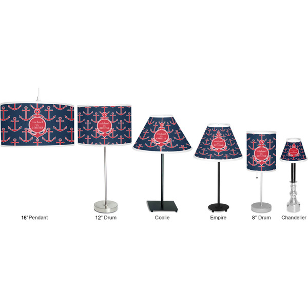 All Anchors Lamp Full View Size Comparison