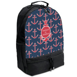 All Anchors Backpacks - Black (Personalized)