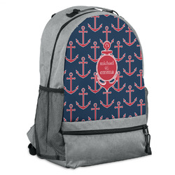 All Anchors Backpack - Grey (Personalized)