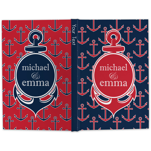 All Anchors Large Hard Cover Journal - Apvl