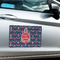 All Anchors Large Rectangle Car Magnets- In Context