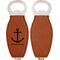 All Anchors Leather Bar Bottle Opener - Front and Back (single sided)
