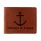 All Anchors Leatherette Bifold Wallet (Personalized)