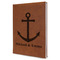 All Anchors Leather Sketchbook (Personalized)