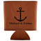 All Anchors Leatherette Can Sleeve - Flat
