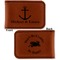 All Anchors Leatherette Magnetic Money Clip - Front and Back