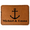 All Anchors Leatherette Patches - Rectangle
