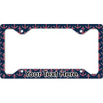 All Anchors License Plate Frame - Style C (Personalized)