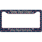 All Anchors License Plate Frame - Style B (Personalized)