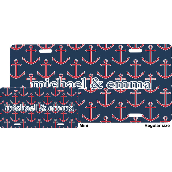 All Anchors License Plate (Sizes)