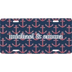 All Anchors Front License Plate (Personalized)